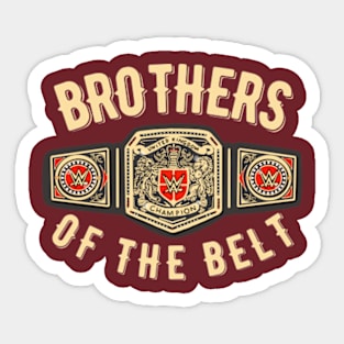 Brothers of the Belt UK Title Sticker